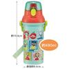 Skater Paw Patrol Fruit Water Bottle, 480ml, for Boys, Antibacterial Plastic, Made in Japan, PSB5SANAG-A