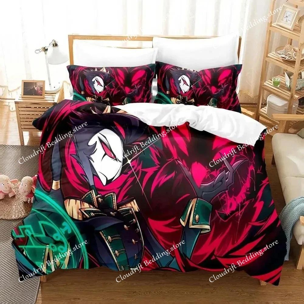 Cartoon Helluva Boss Bedding Sets Exquisite Bed Supplies Set Duvet Cover Bed Comforter Set Bedding Set Luxury Birthday Gift