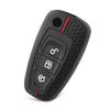 3 Button Silicone Car Remote Key Fob Cover Case For Ford Ranger C-Max S-Max Focus Galaxy Mondeo Transit Tourneo Custom