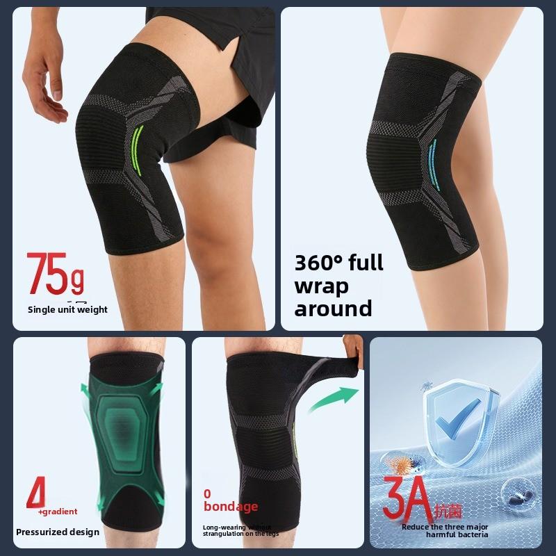 Sports Knee Support Knitted Nylon Basketball Running Protective Gear Patellar Strap Men's Knee Joint Cycling Knee Cover