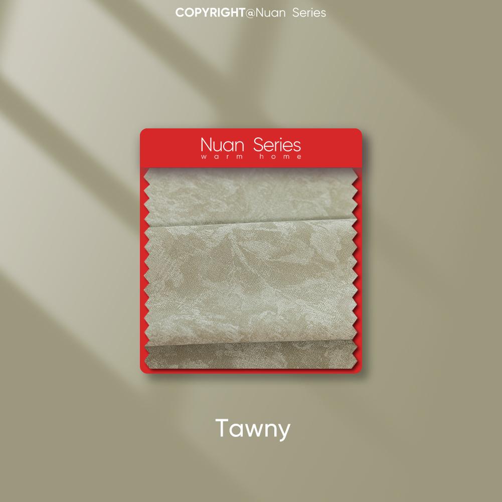 

1 шт. серия Nuan, степень затенения 70-80%, жаккардовая текстура затенения, занавеска, кружево, занавеска для спальни, гостиной, украшения окна, домашнего декора No Lace-W100cm x L130cm дубильная кора