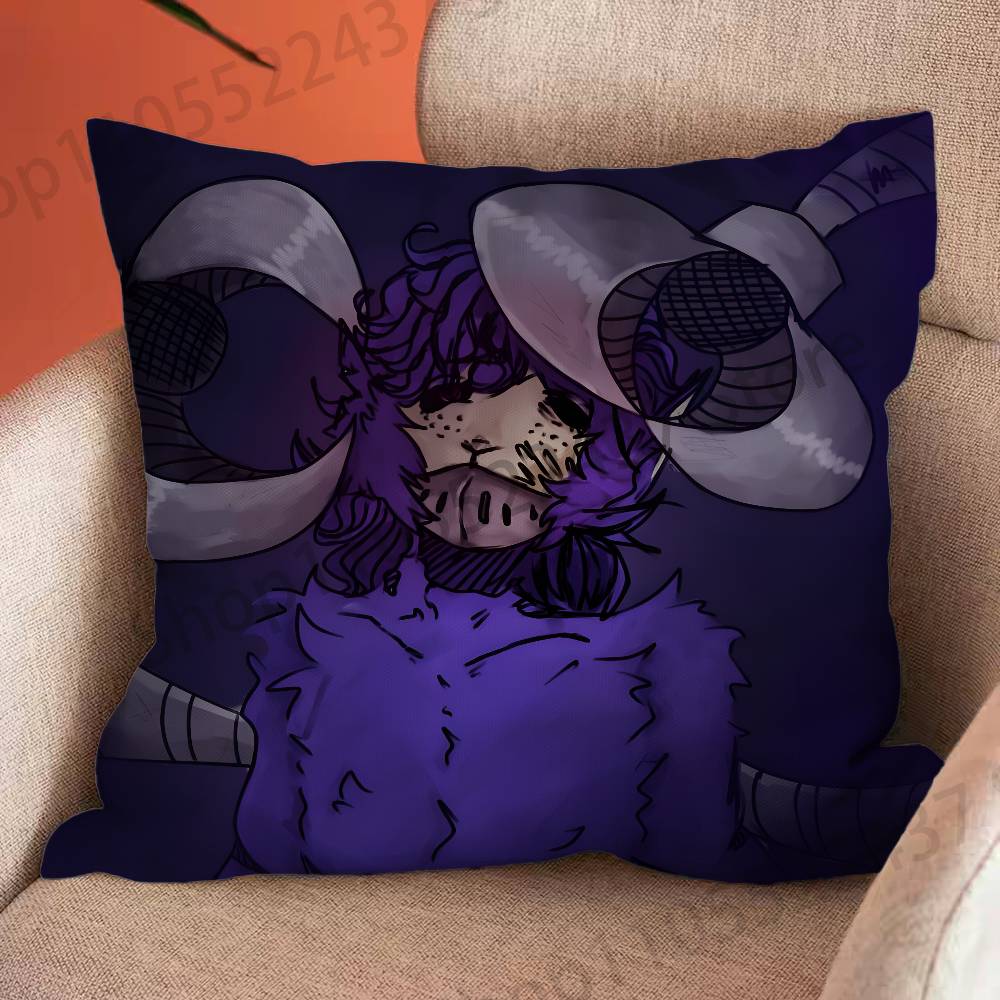 Guardian Horror Game SSlendytubbies Cartoon Printing Pillowcase Customized Pillow Cover for Sofa Home Decor