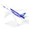 QIYUMOKE 1/400 ANA Boeing 787 Airplane Model, 15.5cm, Die-Cast Alloy, Fully Assembled, Includes Plastic Stand, Perfect for Desktop Display and Creativ