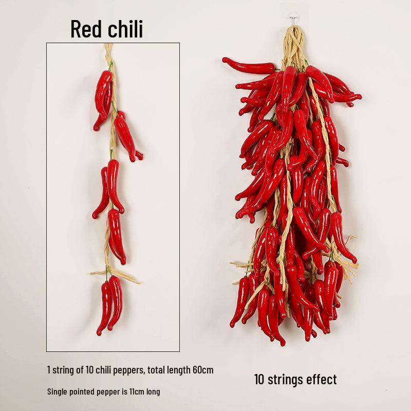 

Chili Farmhouse Vegetable & Fruit Pendant - Autumn Harvest Village Restaurant Decor