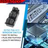 Power Window Switch Driver Side - Master Window Switch 24 Pins Fit for 2014-2017 Honda CR-V Replace# 35750-T0A-H11 35750-T0A-A11