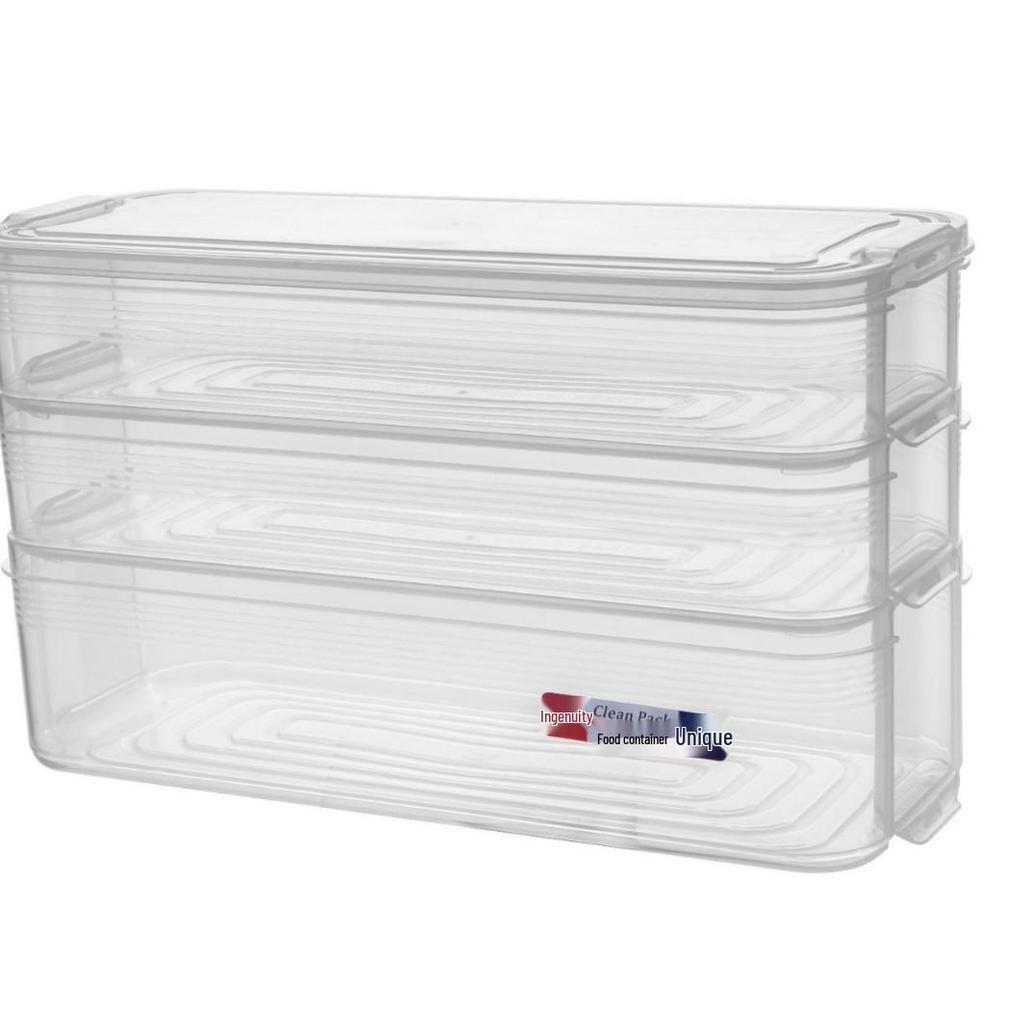 Multi-layer Food Storage Container for Freshness – Perfect for Eggs, Dumplings, Grains, and Dried Goods.