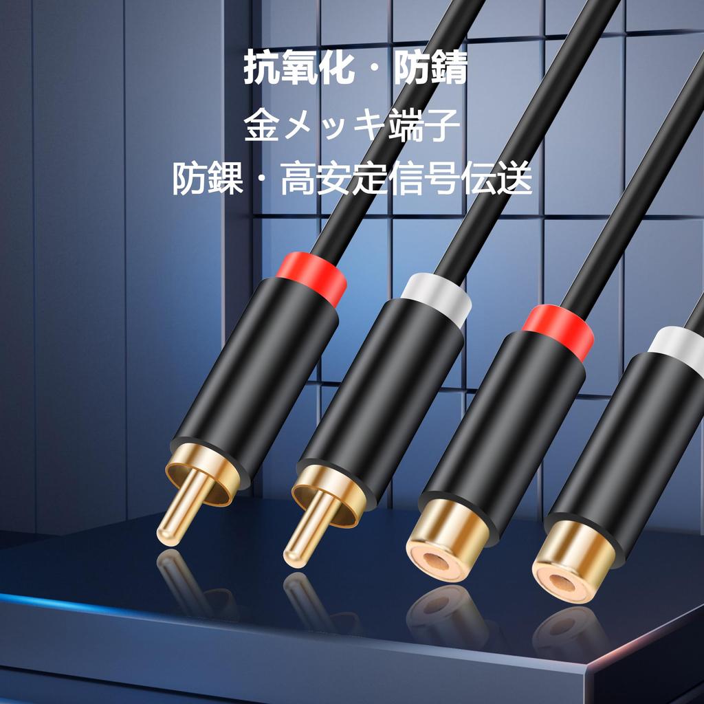 CERRXIAN RCA Noise Isolator RCA Audio Noise Canceller Ground Loop