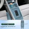 For MG4 EV Urban 2026 2027 Car Rear AC Vent Kick Pad Center Console Lower Mat Silicone Protective Cover Car Interior Accessories