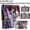 400 szt./900 szt. Album na karty Książka Anime Błogosławieństwo Niebiańskich Urzędników Kolekcja Kart Zamek na Zamki Binder na Karty Kolekcjonerskie Prezent dla Dzieci