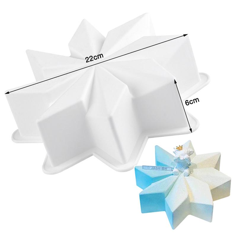 Geometrie Mond Stern Silikon Backform Blume Liebe Kuchen Machen Kreisförmige Wellen Kerze Schokolade Fondantform Geburtstagsgeschenk