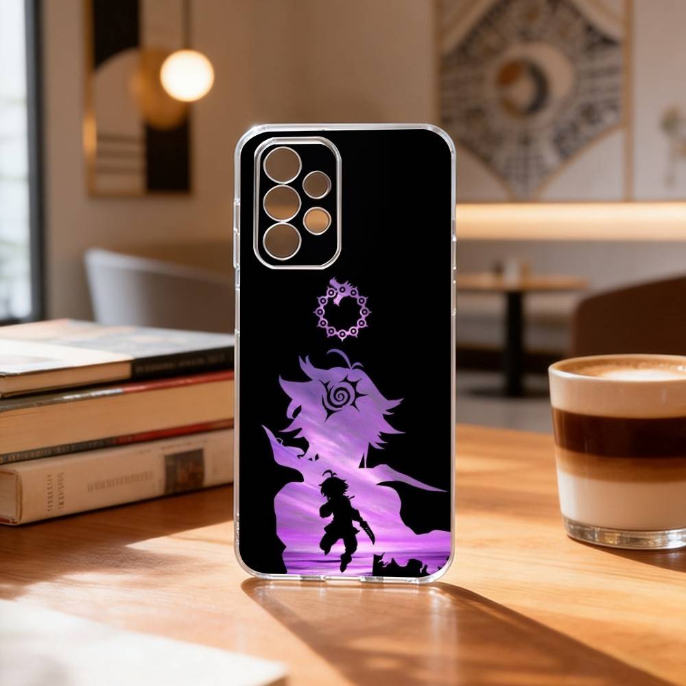 T-The Seven Deadly S-Sins Phone Case Transparent Silicone Soft For Samsung S25,S24,S21,S22,S23,S30,Ultra,S20,Plus,Fe