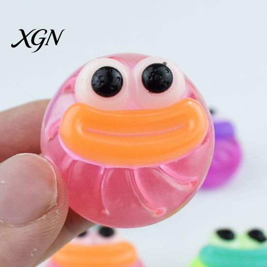 Big Mouth Bun Fidget Toy 15Pcs Cartoon Sausage Dumpling Eyes Steamed Emotional Soothing Squeeze Soft Stretchy Simulation Dough Ball Desk Stress
