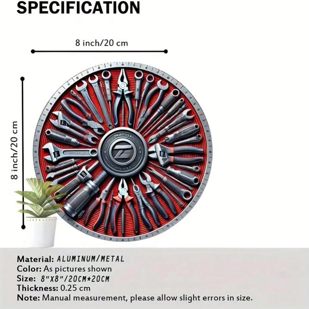 Tin Sign Metal Wall Art 20x20cm Home Decor