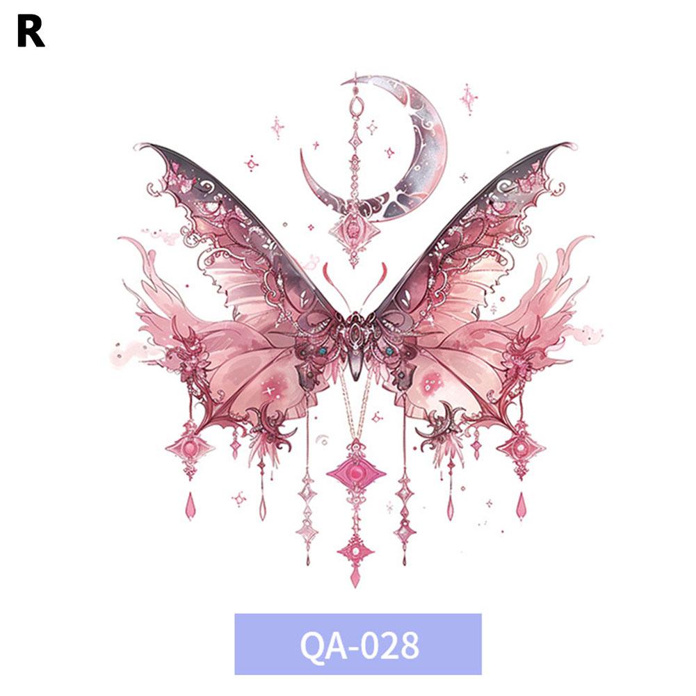 Barevné tetovací nálepky motýlů Vodotěsné Dlouhotrvající Roztomilé Japonské Dopamin Omyvatelné Tetování St G1S6