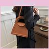 2024 New Fashion Urban Simple Pure Color Design Casual Tote Shoulder Crossbody Small Square Women's Bag