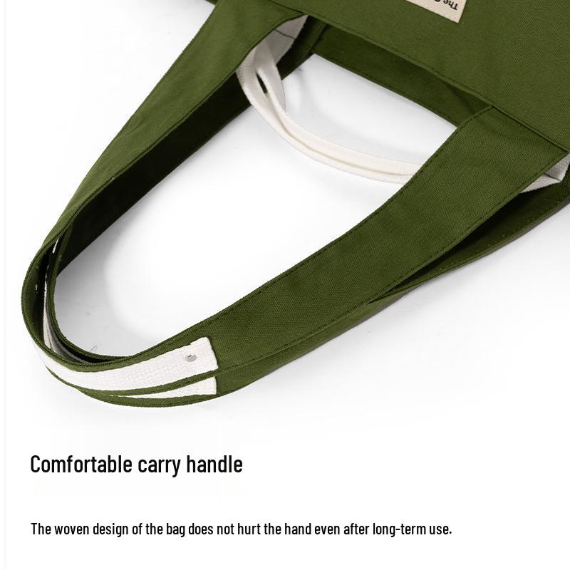 Damen Große Canvas-Tasche: Vielseitige Einkaufs-, Pendler- und Strandtasche