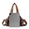 Bolso de Mano Retro para Mujer con Estampado de Leopardo, Piel Sintética, Decoración de Cadena, Gran Capacidad, Bolso de Hombro Versátil, Bolso Cruzado Tote con Correa Desmontable, Casual Diario