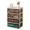 Transparent Multi-Layer Drawer Organizer for Office Desk Supplies