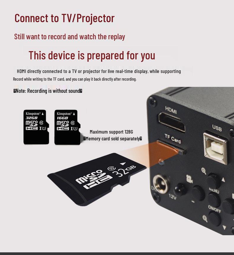 4K HD Camera for Live Broadcast and Calligraphy Teaching - YS4K