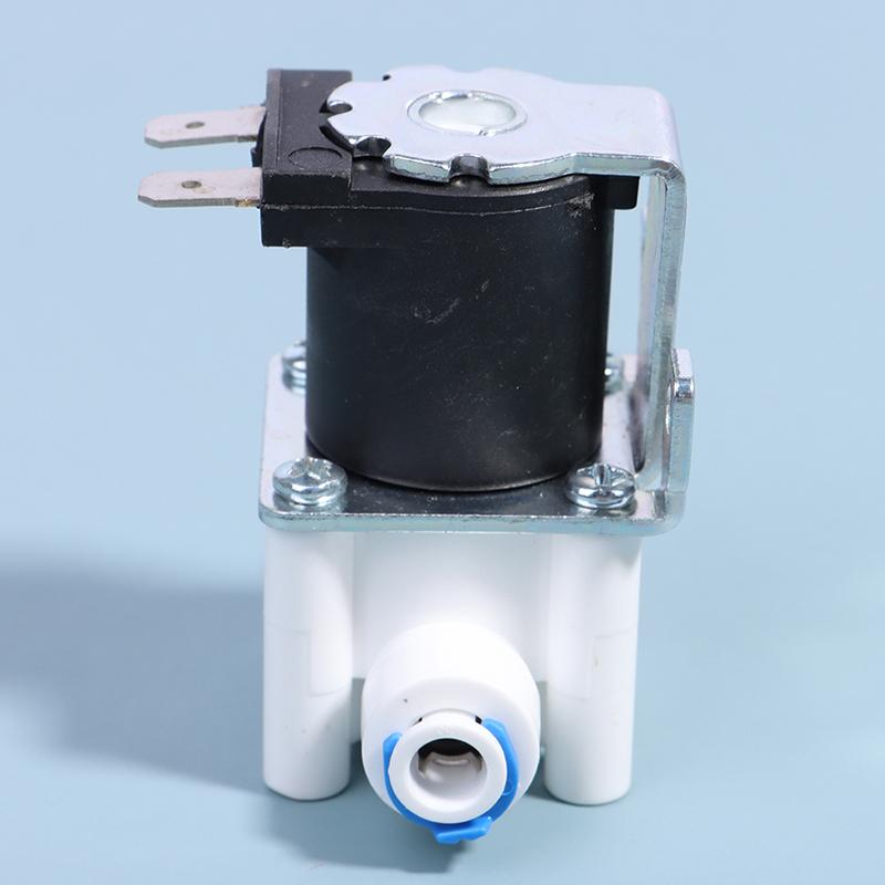 1Pc Inlet Solenoid Valve 12V/24V Pure Water Machine, Water Purifier, Reverse Osmosis 2-Point Quick Connect Valve Switch