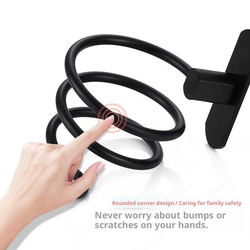 Hair Dryer Organizer Rack Aluminum Bathroom Hairdryer And Straightener Holder Wall Mounted Shelves Accessories Blower Shelves
