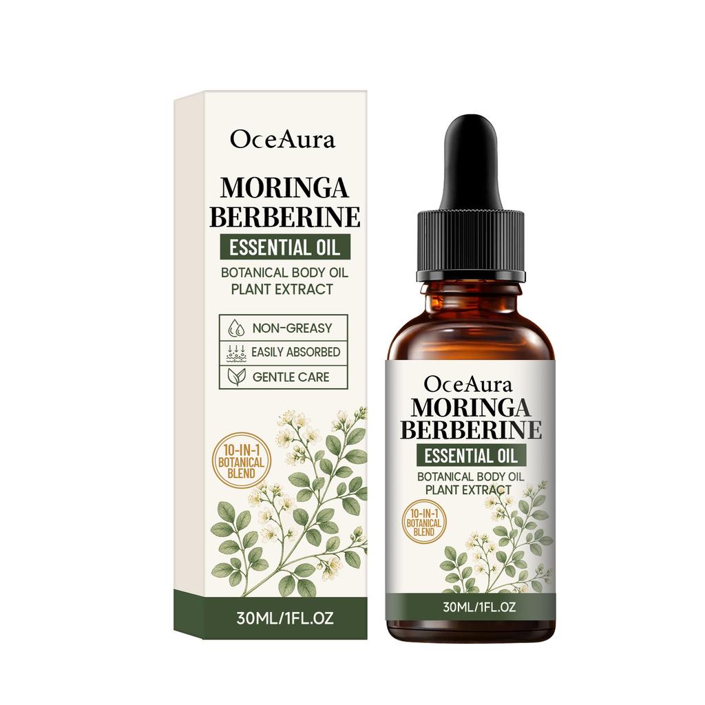 OCEAURA Botanisches Weichmachendes Öl Feuchtigkeitsspendend Sanft Nichtfettend Leichte Textur Tägliche Bequeme Pflege 30ml