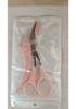 Three-Color Folding Anti-Scratch Eyebrow Razor with Safety Trimmer Blade