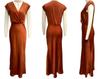 2024 Spring/Summer European & American Women's V-neck Satin Fishtail Evening Gown