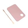 Rose Gold Foundation Mixing Tray Spatula Set Foundation Holder Plate Makeup Nail Art Palette