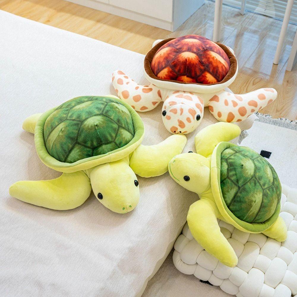 Fluffy Sea Tortoise Plush Toys Collection Turtle Animal Doll  Children Gift