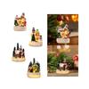 Christmas Figurine Gift Village House Statue for Housewarming Desktop Indoor