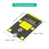 M.2 B Key To mSATA Adapter Card Risers M.2 mSATA SSDs To mSATA Male Converters Support 2230 2242 M.2 SSDs Adapter
