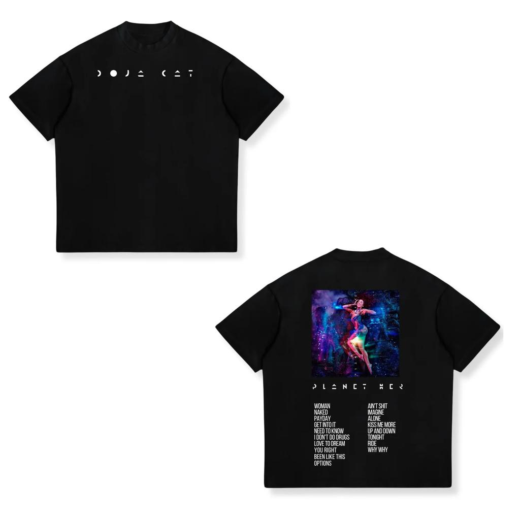 Doja Cat Wearing Sam Hyde Inspired Internet Meme T Shirt Unisex Women Hip Hop Oversized Tshirt Unisex Cotton Tees Unisexs Streetwear