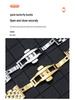 Compatible Stainless Steel Bead Band for Apple Watch 