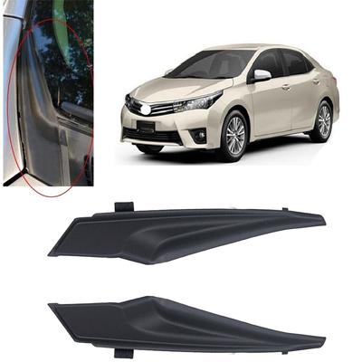 Vorderwischer Seitenverkleidung Verlängerungskappe Zierleiste 53824-02130 53823-02130, Windschutzscheiben-Eckkappe, 1 Paar Für Toyota Corolla Altis 2014-2019