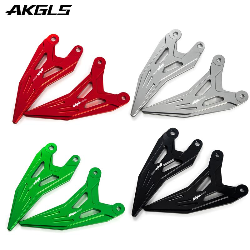 For Kawasaki Ninja 400 Z400 NINJA400 2018    Motorcycle Footpedal Pedal Kit Heel Plate Protective Cover