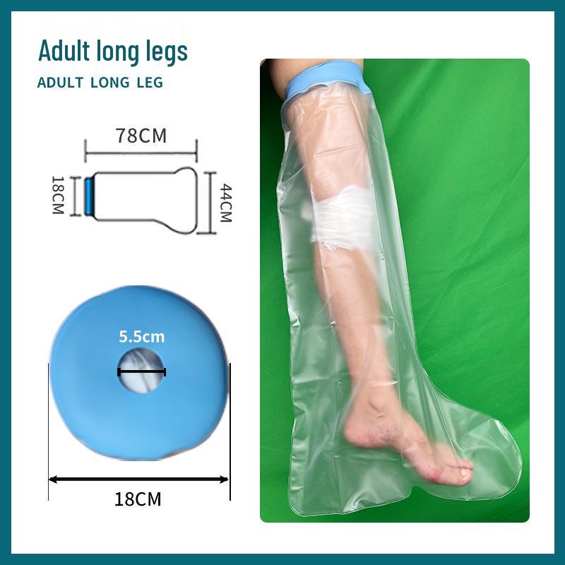 Copricast impermeabile per gamba e piede da 70 cm - Protezione per il bagno post-operatorio