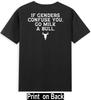 Wenn dich Geschlechter verwirren, geh eine Kuh melken. (Aufdruck auf der Rückseite) Unisex T-Shirt
