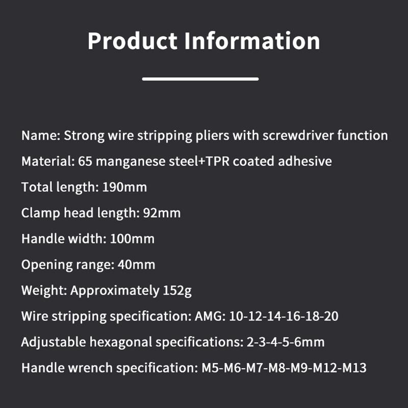 28 In 1 Professional Wire Stripper/Wire Crimping Tool, Wire Cutter, Wire Crimper, Cable Stripper, Wiring Tool