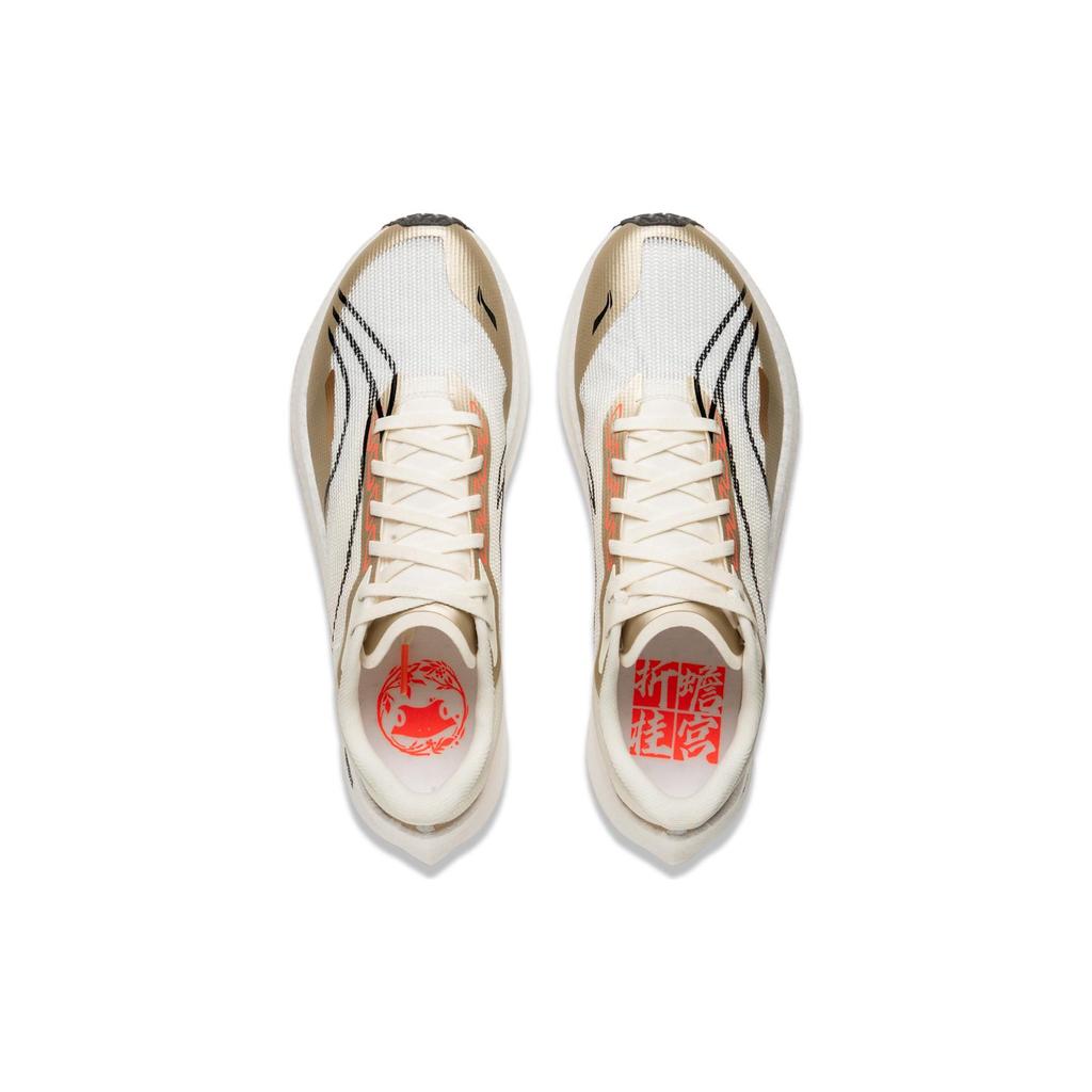 Li Ning Feidian 4 Challenger Carbon Plate Running Shoes Women sneaker Off-White ARMU006-24