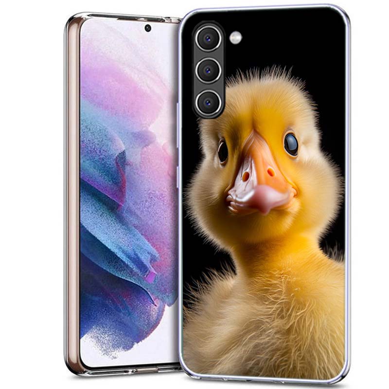 Yellow Duck Phone Case for Samsung A54 A14 A24 A34 A17 A37 A57 A55 A35 A25 A15 A13 A23 A33 A53 A07 A05S A04S A03 A73 Galaxy Note