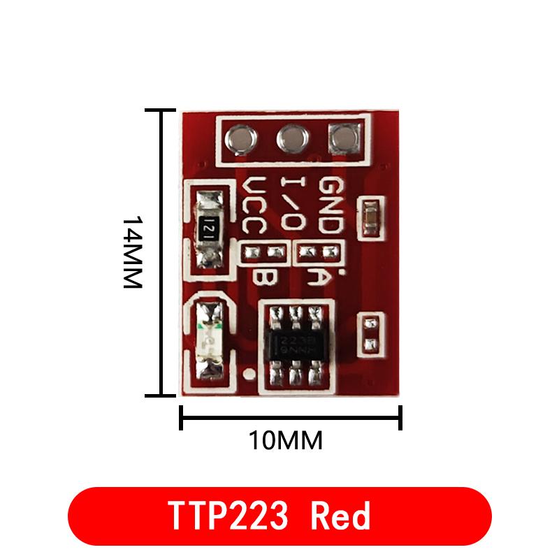 

TTP223/TTP224/TTP226/TTP229 Jog Digital Touch Switch Sensor Digital 1/4/8/16 channel Touch Key Capacitive Module TTP223B