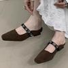 Fashion Fashion Women Slippers Slingback Square Toe Mules Shoes Dress Designer Woman Heeled Sandals 2025 Summer Party Sandalias De Mujer