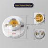 Ceiling-Mount E27 Ceramic Flat Lamp Holder with Screw Base