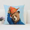45X45Cm Sofa Decorate Paddington Bear Cushion Set With Double-Sided Printed Pillowcase And Chair Waist Cushion