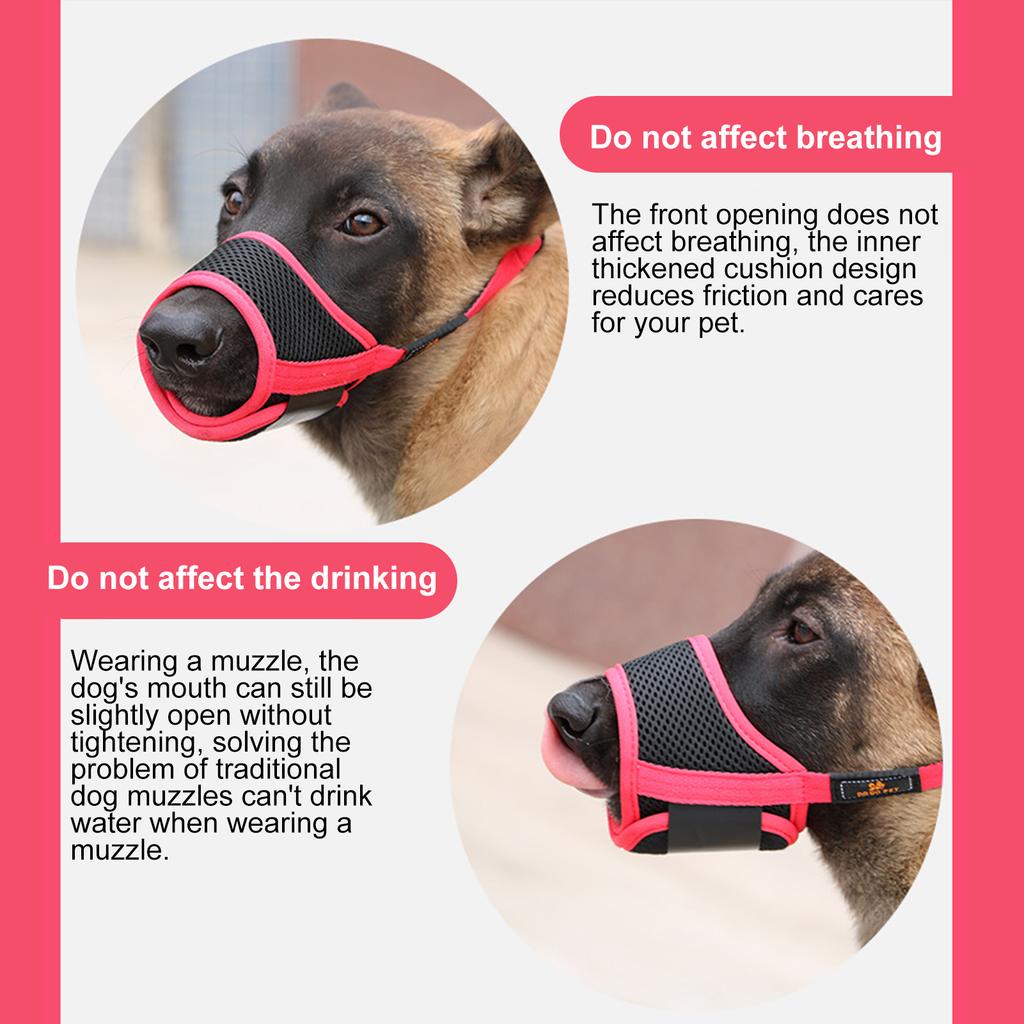 Dog Muzzle Dog Mouth Cover Anti Bite Anti Misuse Dog Mouth Cover Waterproof Dog Stop Barker