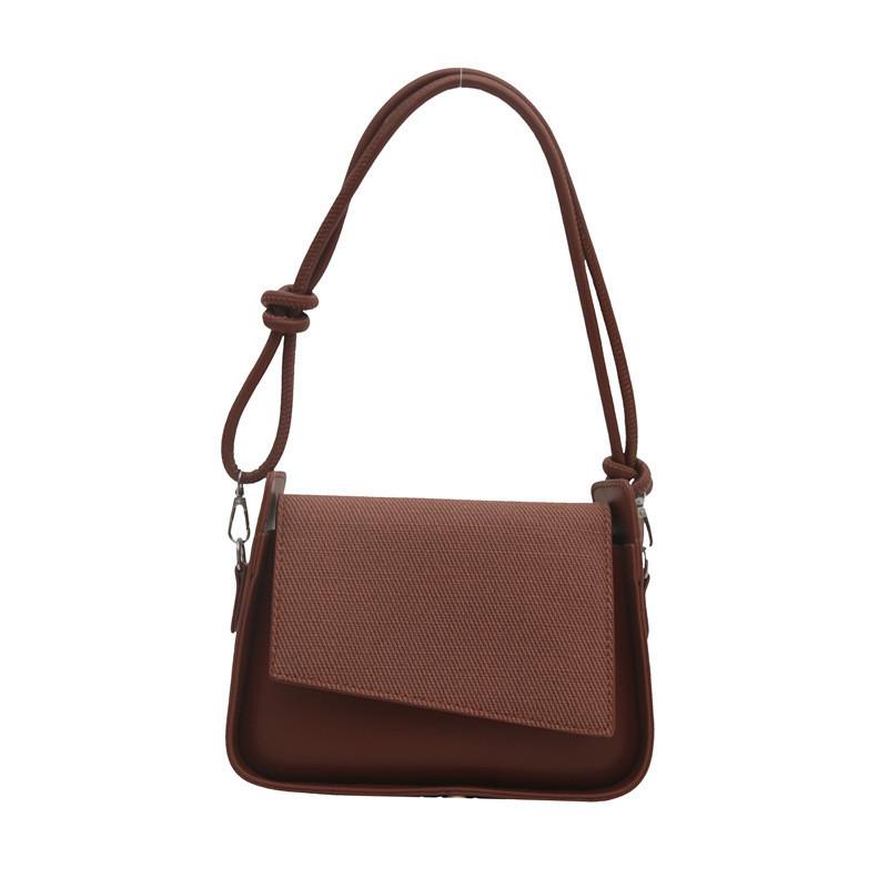 Chic And Stylish 2024 Korean Women's Handbag Color Block Design Shoulder Bag