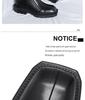 2025 Autumn Men's Mid-Heel Square Toe Martin Boots with Side Zipper