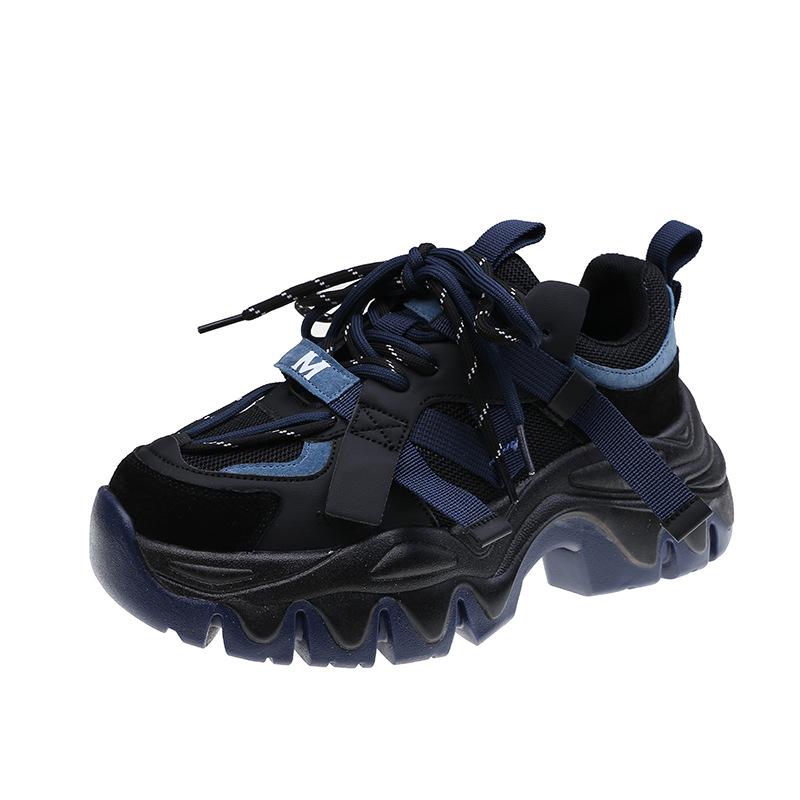 

Повседневные кроссовки из сетчатого холста, дышащие, удобные, для бега, спортивная обувь на платформе для женщин, новинка 2024 года 35