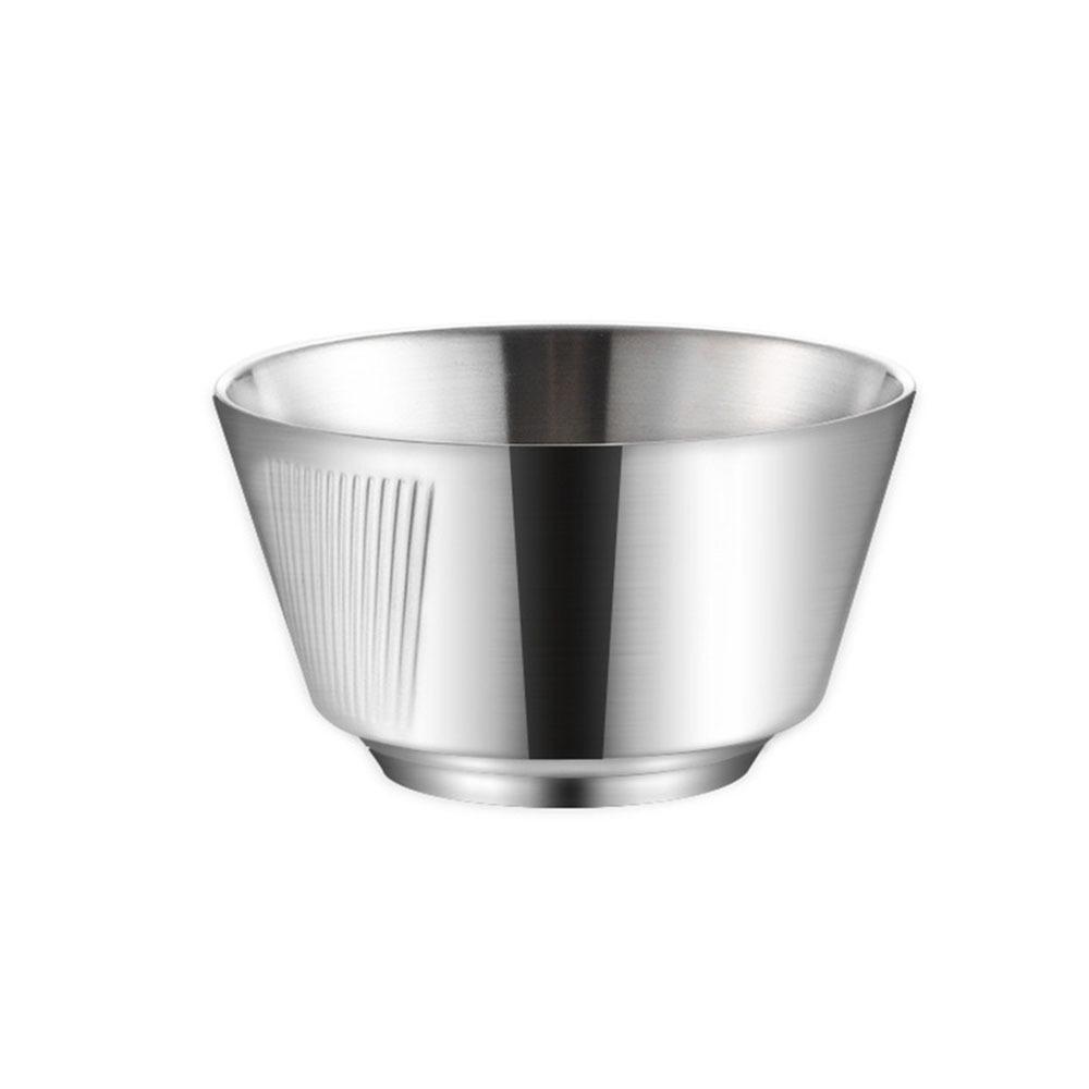 Anti Scald Double Layer Soup Bowl Heighten Bottom Ice Cream Containers Kitchen Supply